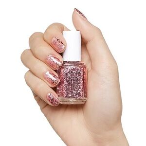 Essie “A Cut Above” Pink Glitter Nail Polish